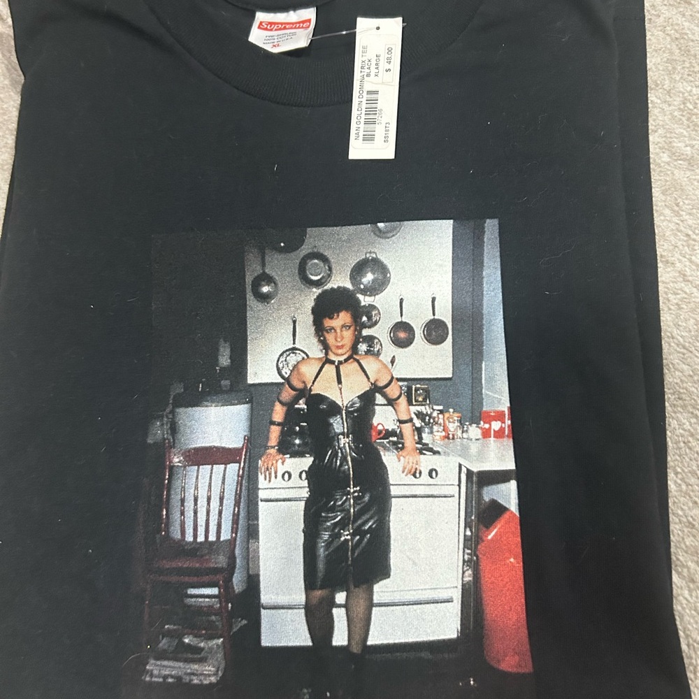 Supreme Nan Goldin Black Graphic T-Shirt